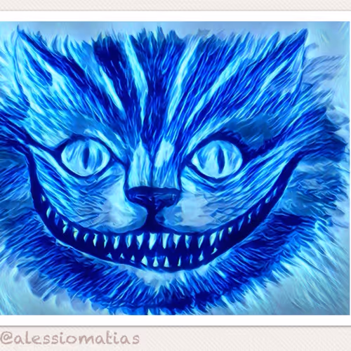 Cheshire cat cat - old