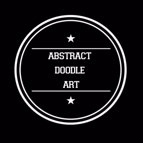 abstract doodle art