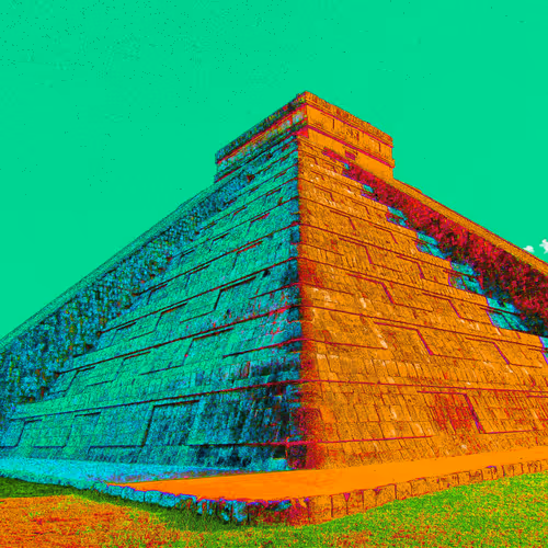 Chichen-Itza Maya Art Mexico Yucatan