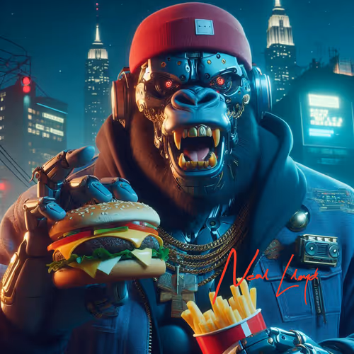 CHIMPMAGNETtrillionaireclub - BURGER 2