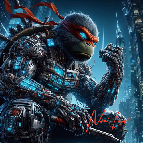 CHIMPMAGNETtrillionaireclub - NINJA TURTLE 1