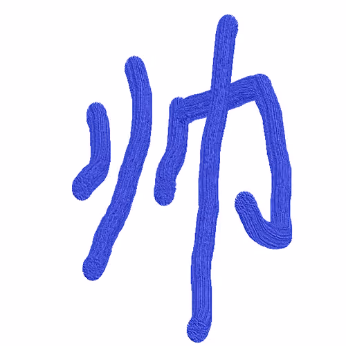 Chinese word art shuai