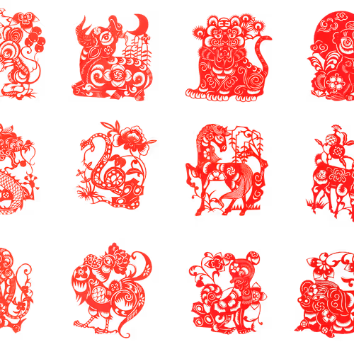 Chinese Zodiac Paper Cutting Art