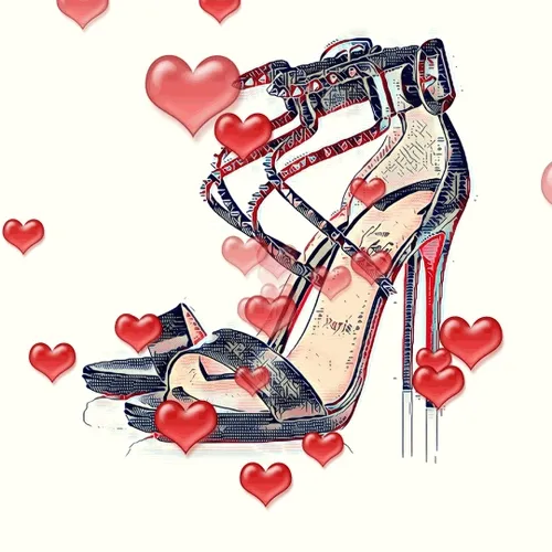 Christian Louboutin Choca Lux CryptoKix Edition - old