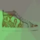 Christian Louboutin Python Glow-In-The-Dark CryptoKix Edition - old