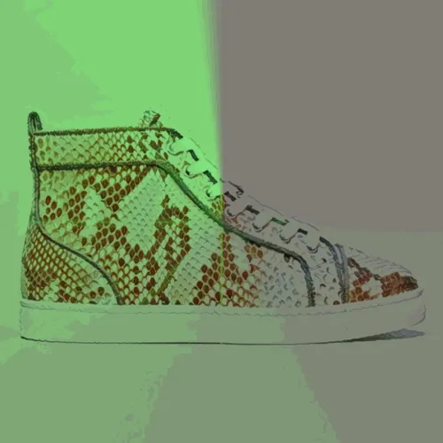 Christian Louboutin Python Glow-In-The-Dark CryptoKix Edition - old