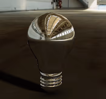 Chrome Light bulb
