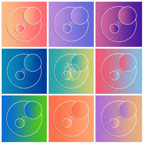 Circle Gradient Avatar