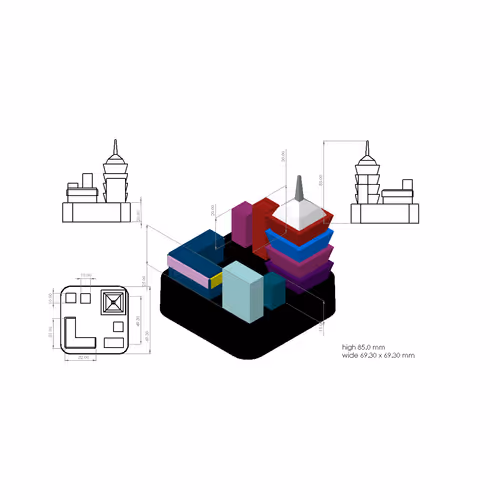 Cityys model 3D - old