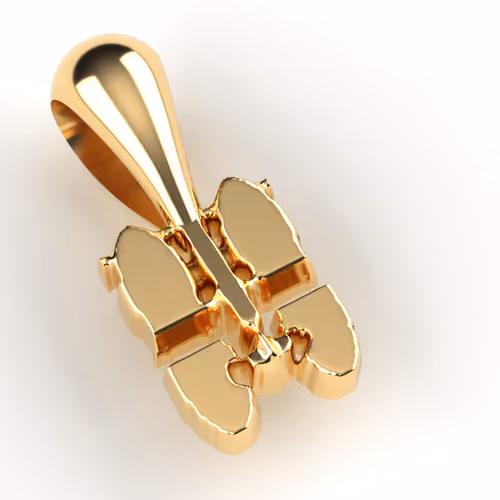 Classy Clasp Pour Over Pendant