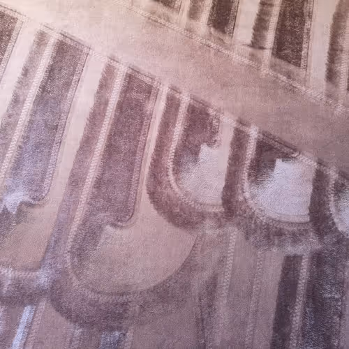 Cleaning robot dwaing on the carpet