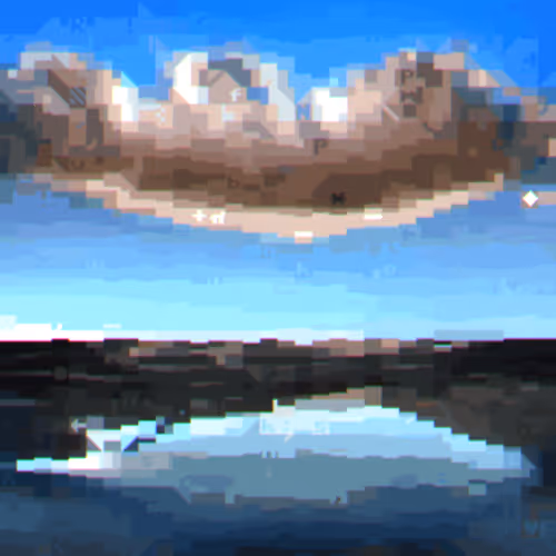 Cloud and water - old