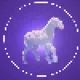 Cloudy horses - old