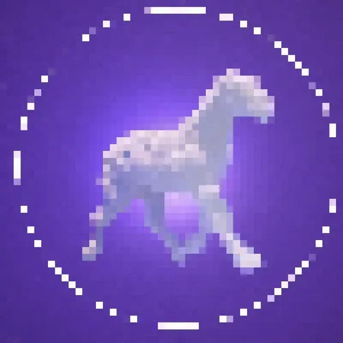 Cloudy horses - old