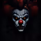Clown in the wall