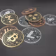 Animated Crypto Coins in 3D