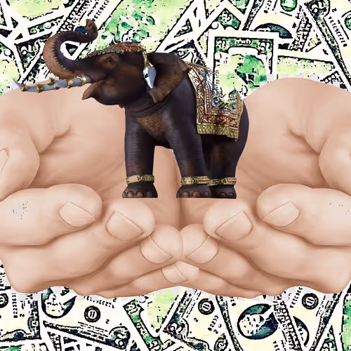 collage "happy elephant"