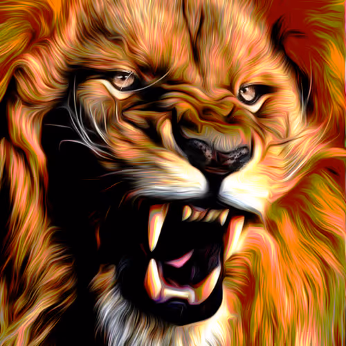 Collection of animal paintings