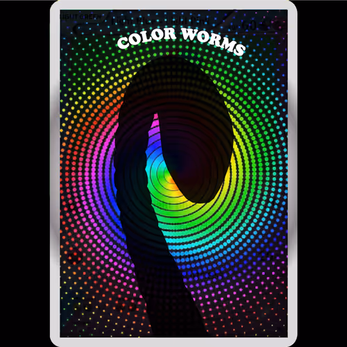 Color Worms Cards