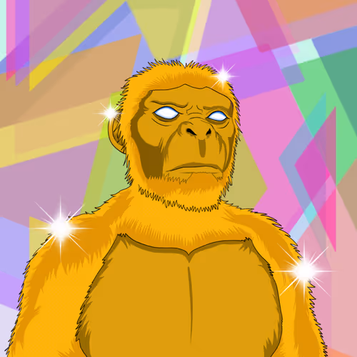 colofull golden apes - old