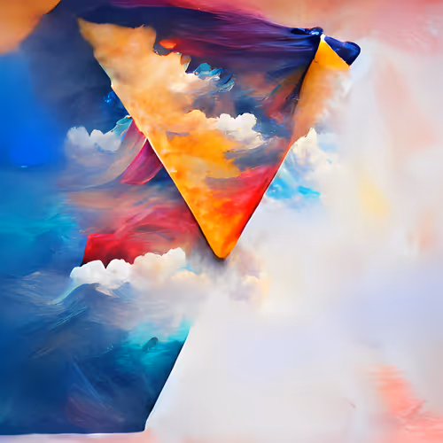 Colorful life of triangles - old