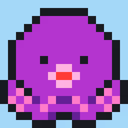 Colorful Octopus 8 bits