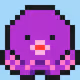 Colorful Octopus 8 bits