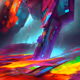 Colorful Abstract Painting AI