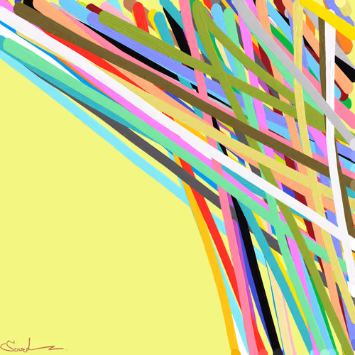 Colorful in art - old