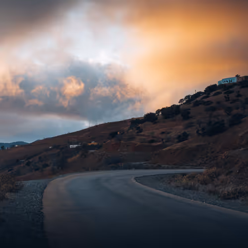 Colors of sunset,
