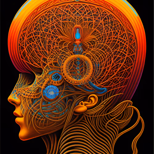 Colourful Skull World