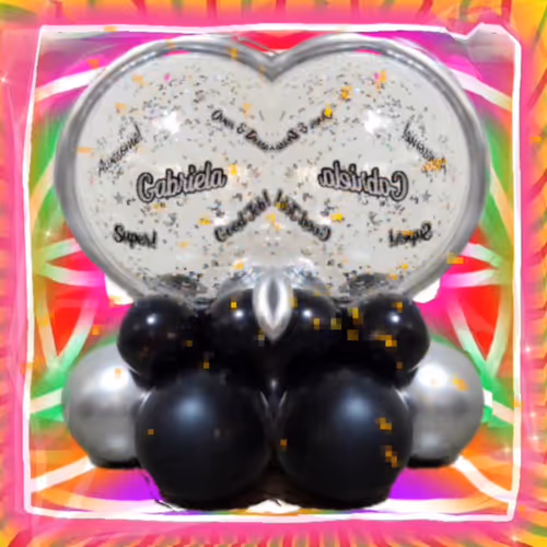 Colourfully Wrapped Balloons