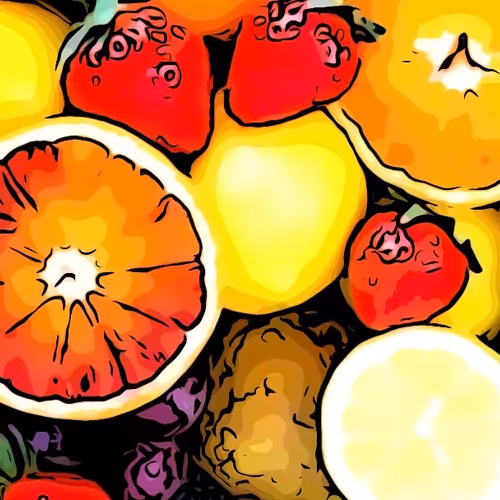 Comics Fruits
