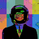 CONCEPT OF A BILLIONAIRE SPACE MONKEY