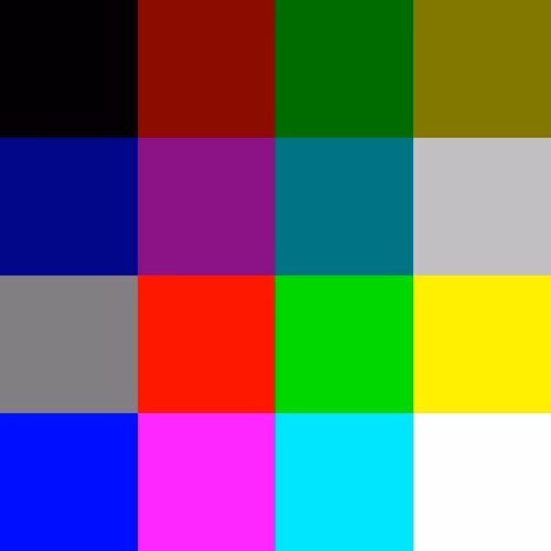 Console System Colors