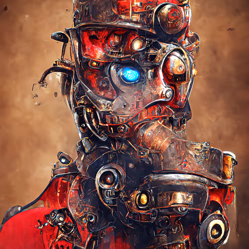 Cool red robots