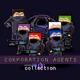 Corporation Agents - Collectible Animated Cards