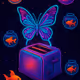Cosmic Butterfly Toaster