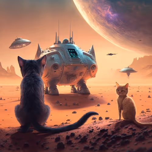 Cosmic Adventures with the Space Cats