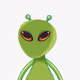 Costumed Alien