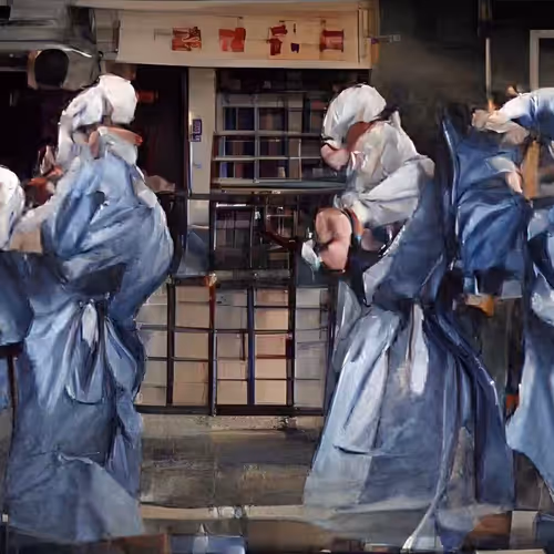 COVID, 65 jours a Shanghai : Les soignants en chemin