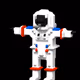 Crack smoking astronaut