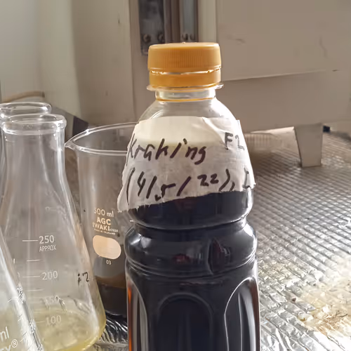 craking oil sampel