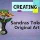 Creating Original Art From Sandras Tokens.