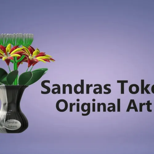 Creating Original Art From Sandras Tokens.