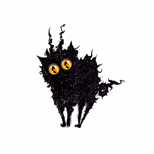 CREEPY CAT 258 - old