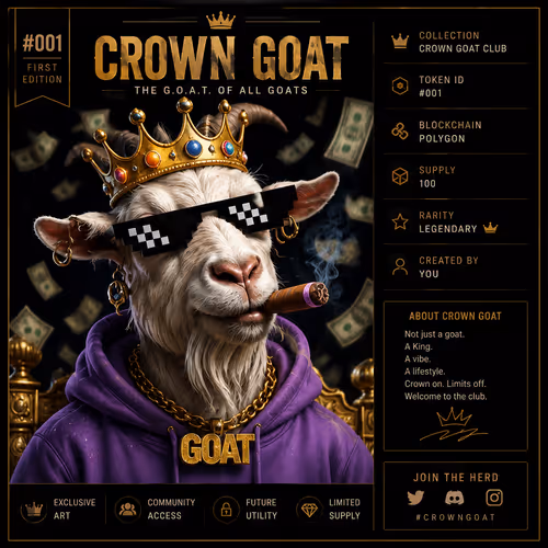 Crown Goat  #0001