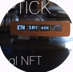 Cryptick Founders Edition - Stock Ticker Physical NFT