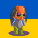 Crypto Alien Social Club - We support Ukraine - old