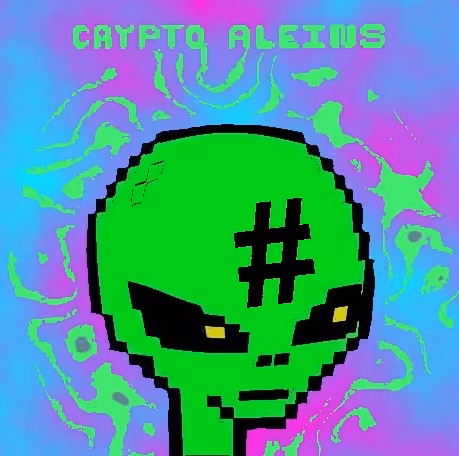 Crypto Aliens stickers